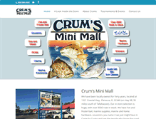 Tablet Screenshot of crumsminimall.com